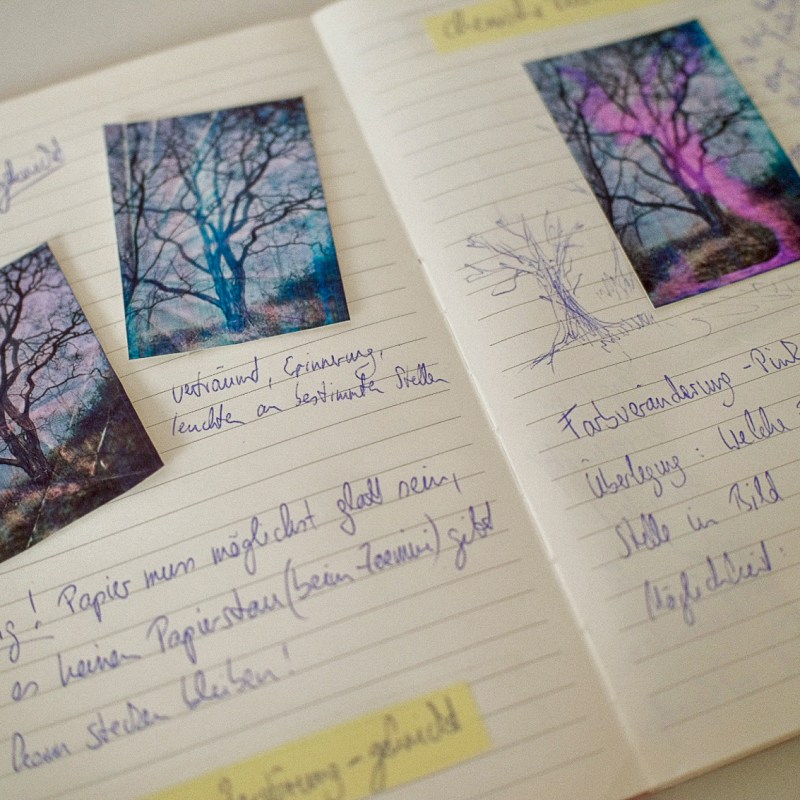 Vor dem Druck – Experimente mit&nbsp;Fotopapier